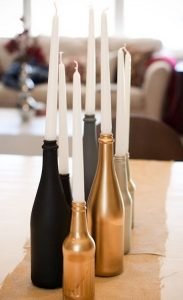 diy ιδέες για διακοσμητικά από μπουκάλια