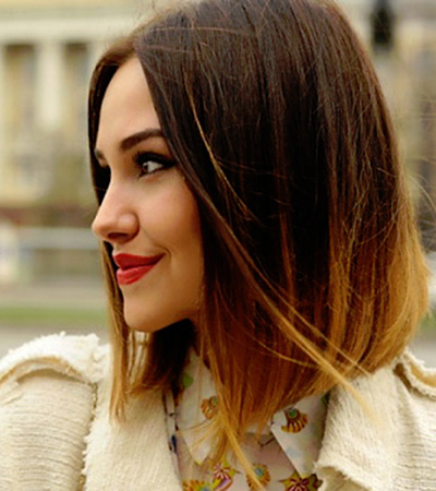 Μακρύ καρέ με διχρωμία