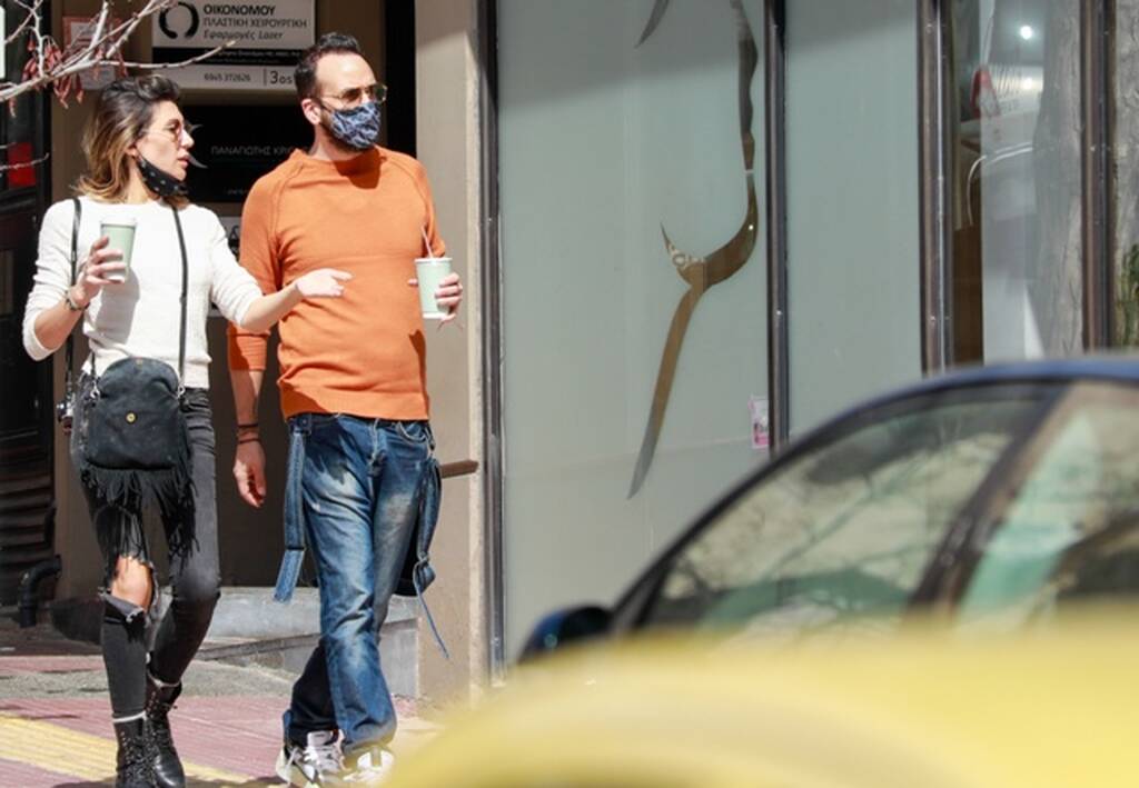 Πάνος Μουζουράκης και Τζίνα Βαρελά