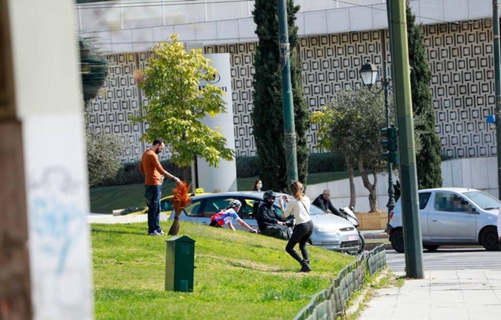 Πάνος Μουζουράκης και Τζίνα Βαρελά