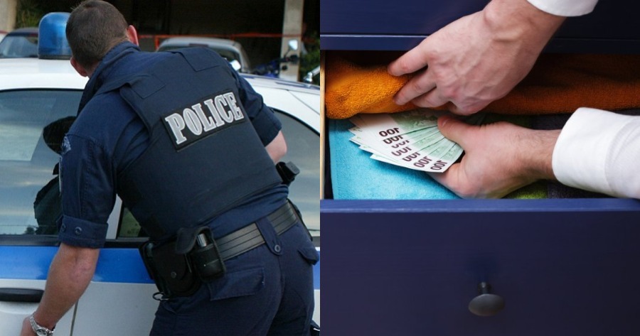 Ληστεία σε αστυνομικού: Του πήραν 15.000 ευρώ μέσα σε αστυνομικό τμήμα.