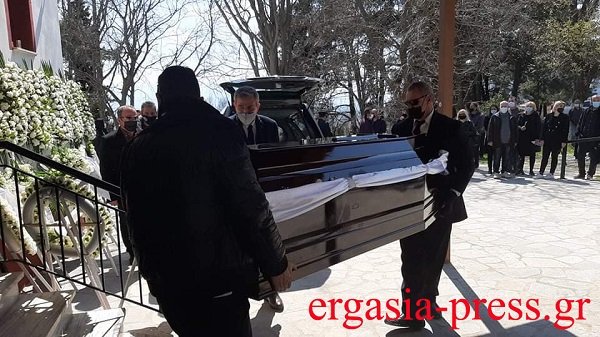  Κηδεία Γιώργου Καραϊβάζ