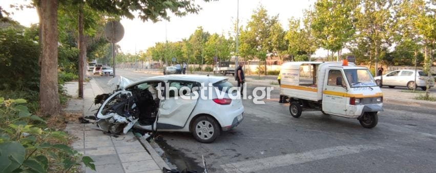 Τροχαίο δυστύχημα στη Θεσσαλονίκη 