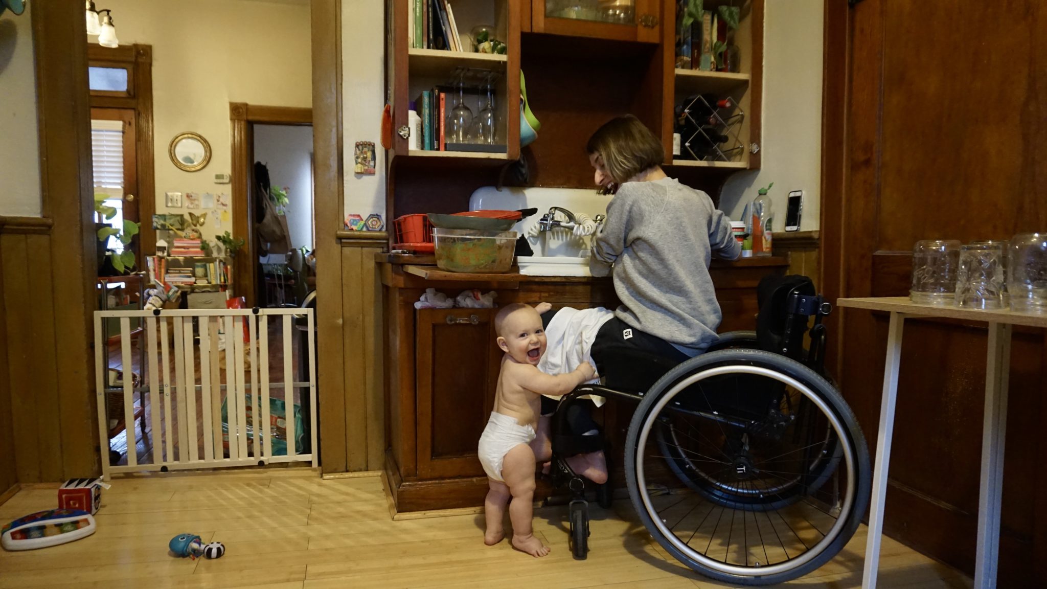 Ανάπηρη γυναίκα έγινε μητέρα 