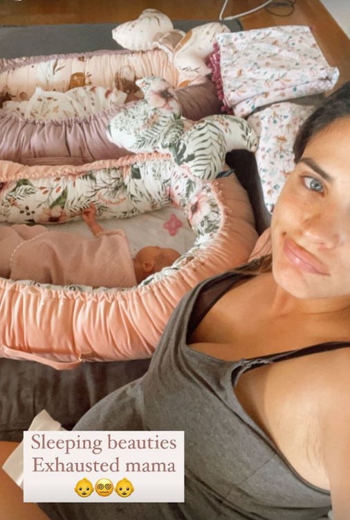 Χριστίνα Μπόμπα σπίτι με τα δίδυμα 