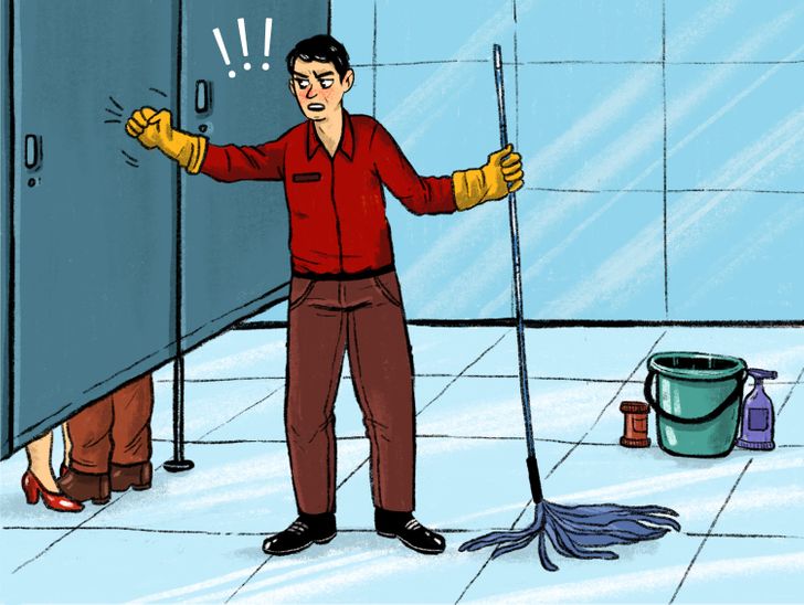 Ανάρμοστη συμπεριφορά στις δημόσιες τουαλέτες