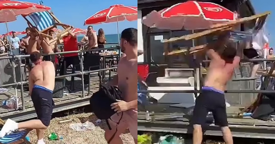 Χαμός σε παραλία: Τα σήκωσαν όλα σε beach bar.