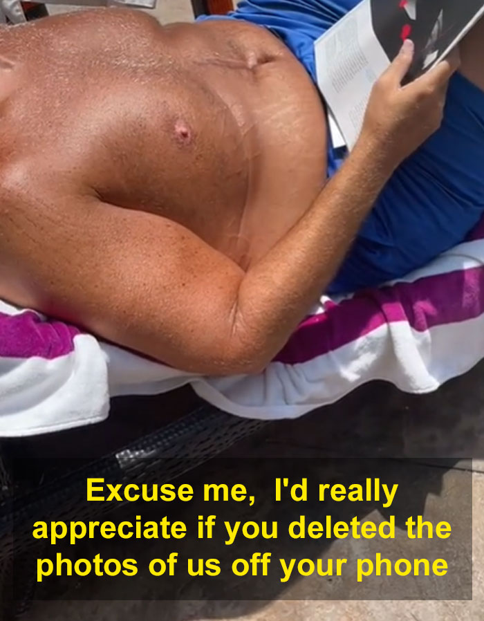 ανατριχιαστικό άντρα στην πισίνα