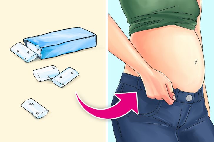 φουσκωμένη κοιλιά και ζάχαρη