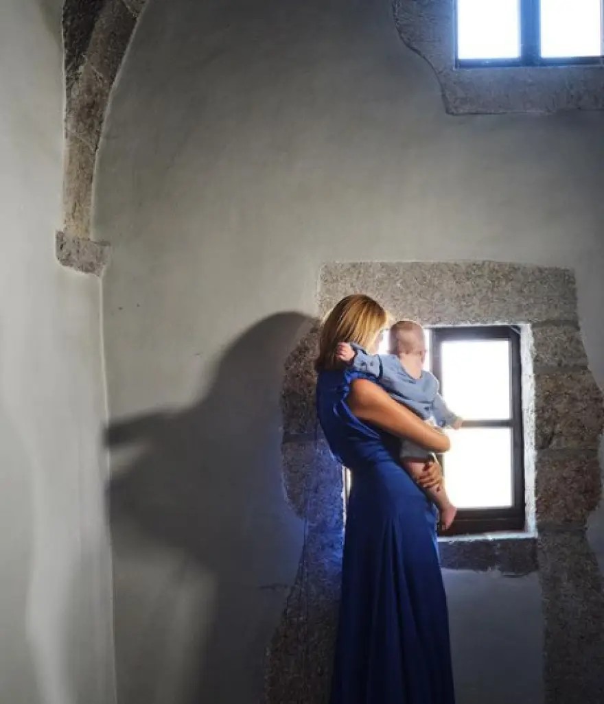 Βασίλης Κικίλιας και Τζένη Μπαλατσινού βάφτιση γιου 