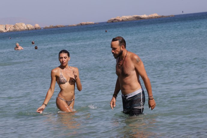 Πάνος Μουζουράκης και Τζίνα Βαρελά 