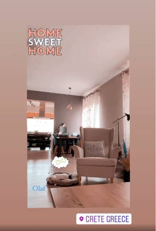 Βάσω Λασκαράκη και Λευτέρης Σουλτάτος σπίτι 