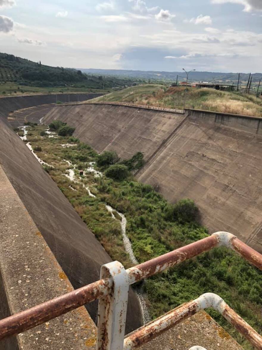 Φράγμα Πηνειού Ηλείας ράμπα 