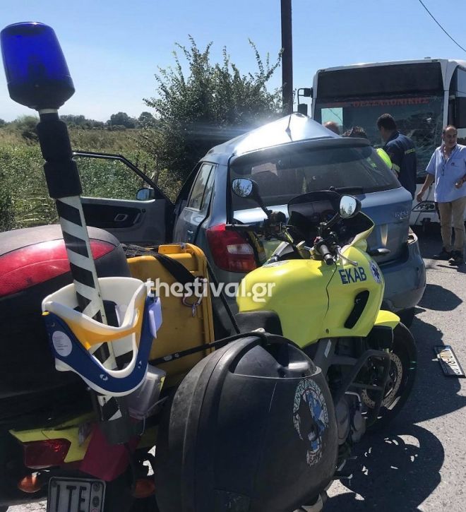 Τροχαίο δυστύχημα στη Θεσσαλονίκη