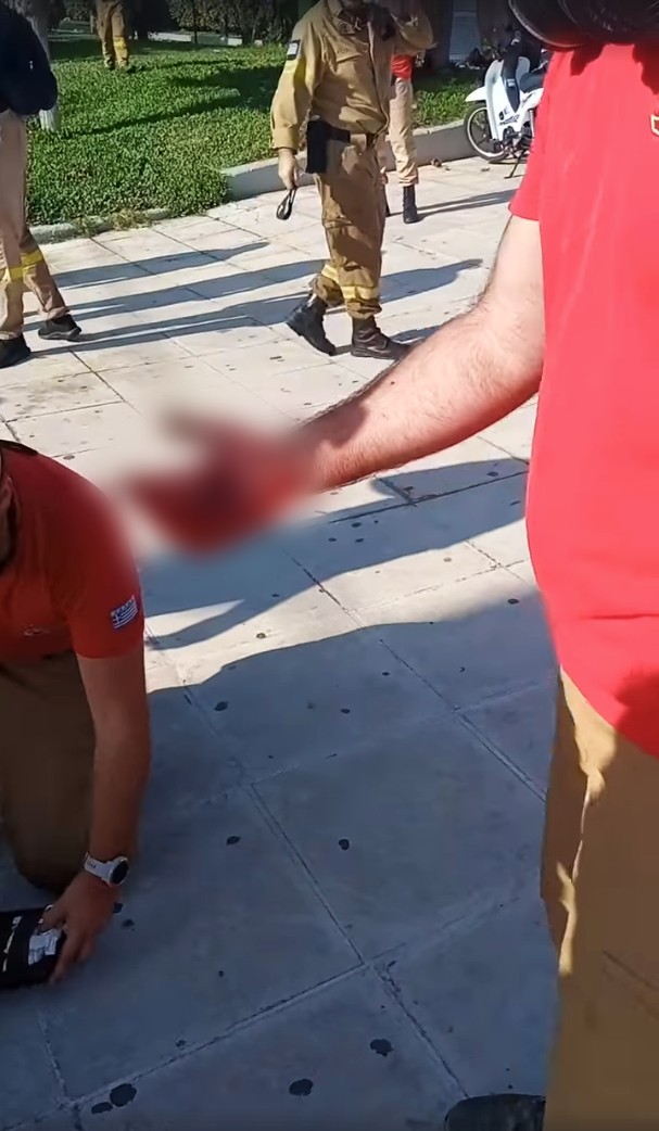 Εποχικός πυροσβέστης τραυματισμός