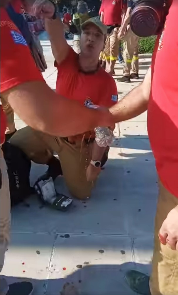 Εποχικός πυροσβέστης τραυματισμός