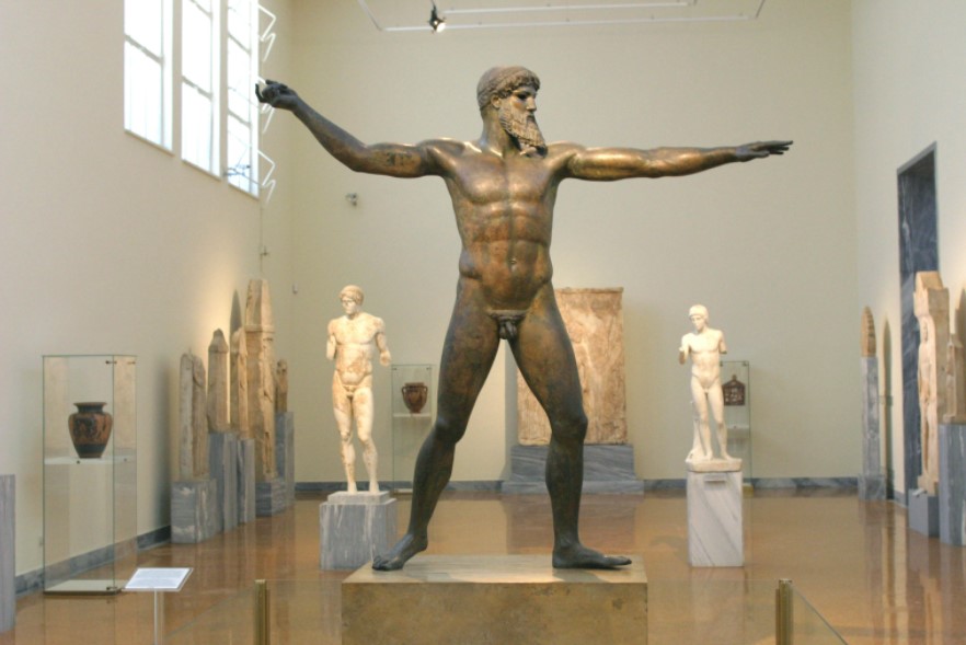 χάλκινο άγαλμα του Ποσειδώνα