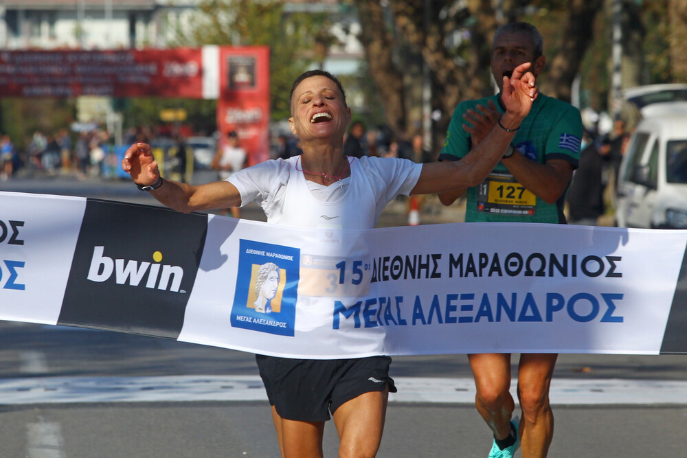 Σόνια Τσεκίνη μαραθώνιος Θεσσαλονίκης