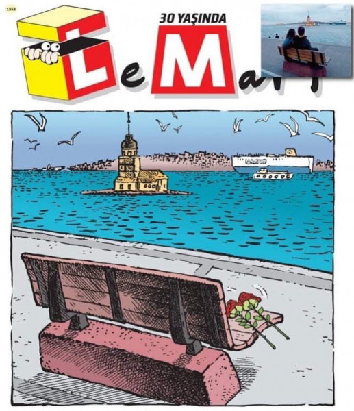 ζευγάρι σκίτσο Βόσπορος