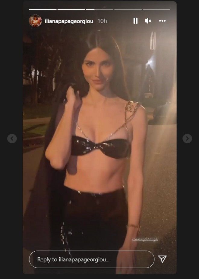 Ηλιάνα Παπαγεωργίου αποκαλυπτική εμφάνιση 