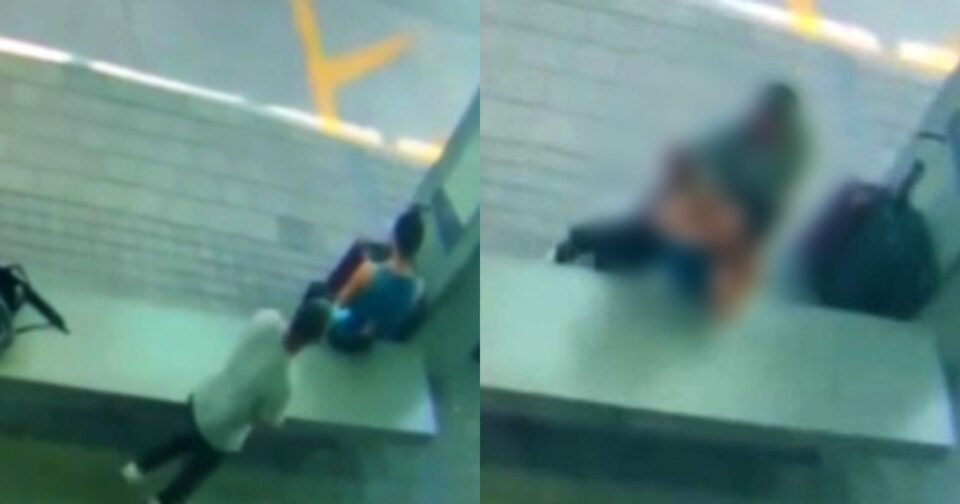 Σοκαριστικό βίντεο από επίθεση άντρα σε γυναίκα