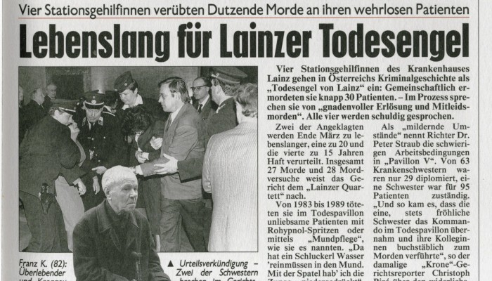 εφημερίδα Αυστρία νοσοκόμες