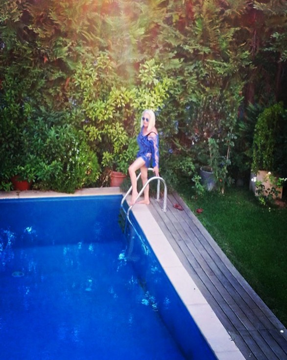 Ρούλα Κορομηλά σπίτι