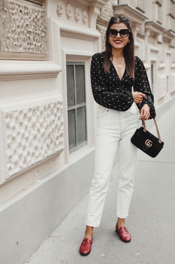 λευκό παντελόνι