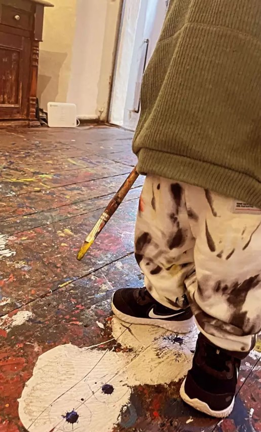 Τζένη Μπαλατσινού γιος