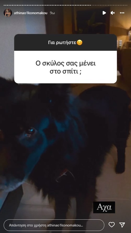 Αθηνά Οικονομάκου σπίτι