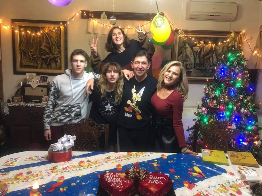 Μπέσσυ Μάλφα και Γεράσιμος Σκιαδαρέσης σπίτι 