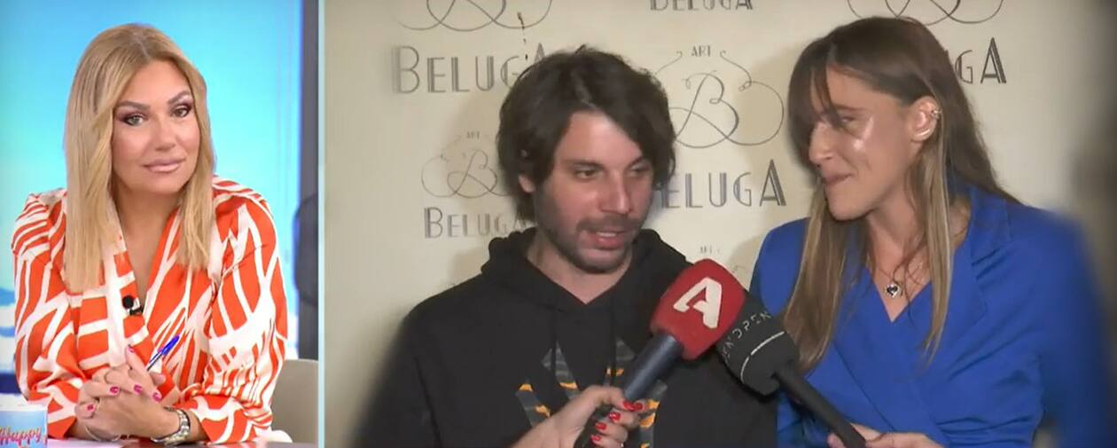 Πάρης Σκαρτσολιάς και Βιργινία Δικαιούλια σπάνια δημόσια εμφάνιση 