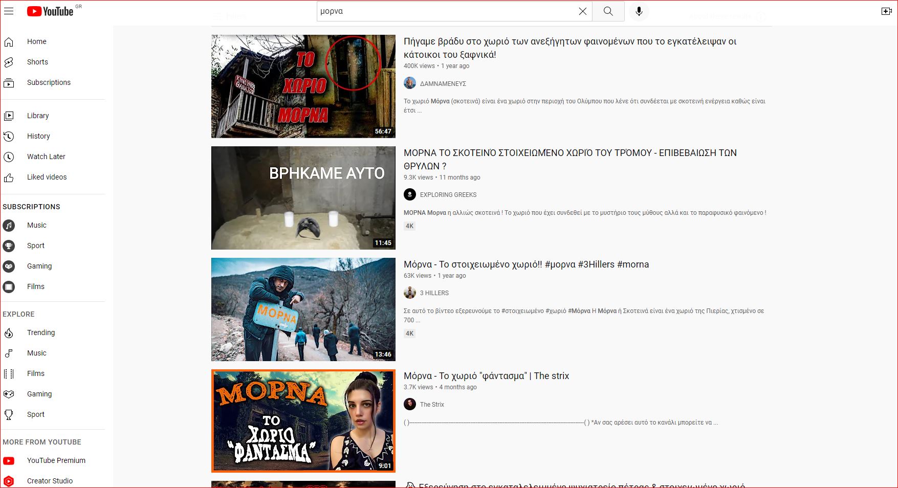 Μόρνα το χωριό φάντασμα 